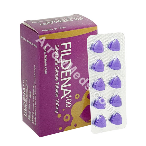 Fildena 100 mg Tablet | Buy Sildenafil 100mg for Impotence